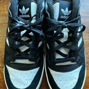 Adidas Classic Black and White Trainers